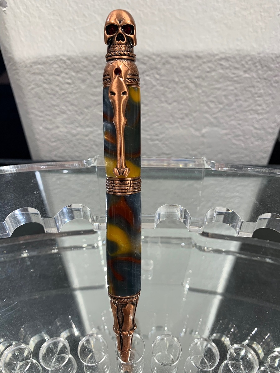 Skull Pen Alex Pearl Allywood Creations